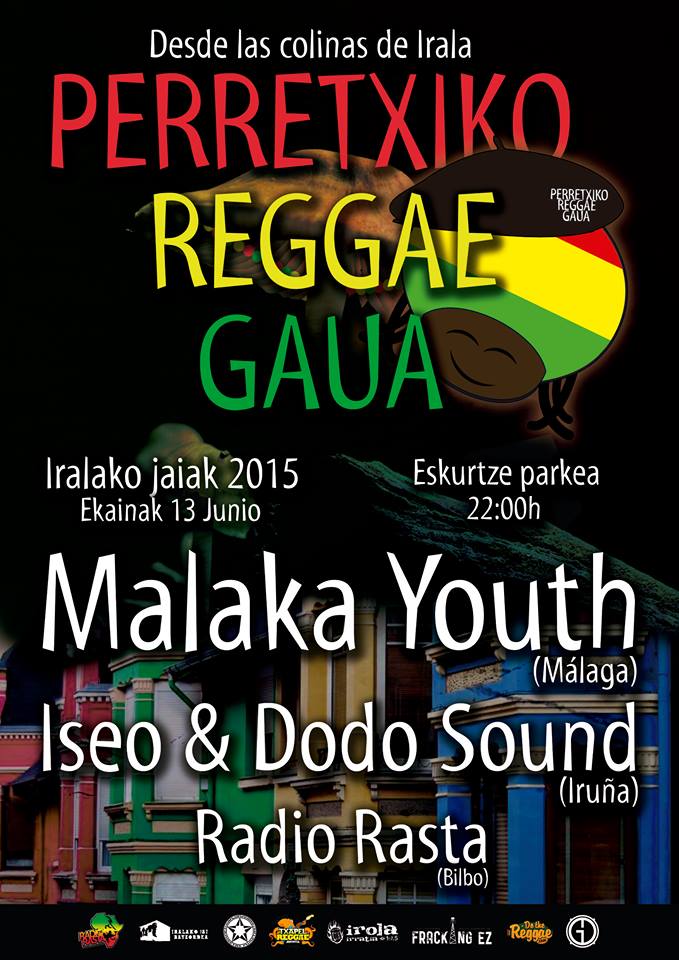 Perretxiko Reggae Gaua 2015 Cartel