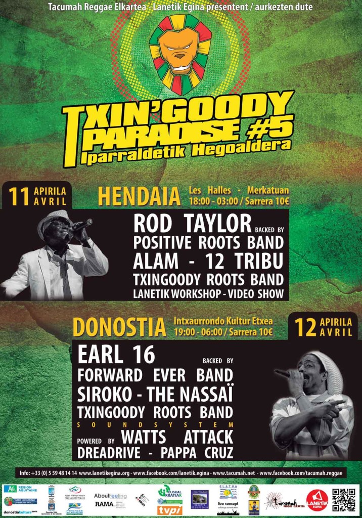 V edición de Txin´goody Paradise Reggae Festival